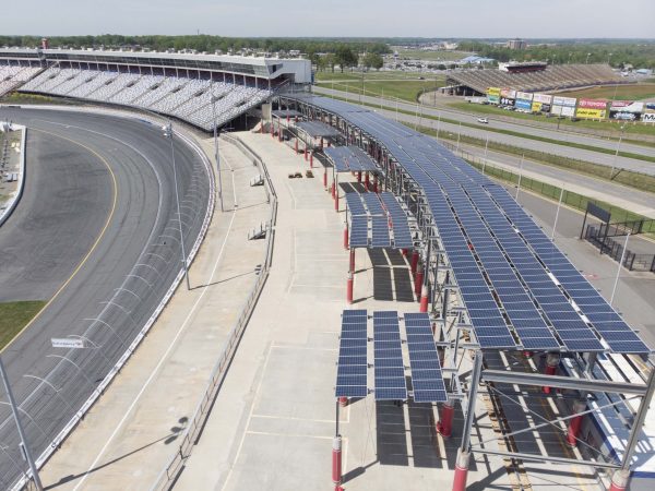 Charlotte Motor Speedway Commercial Solar Installation